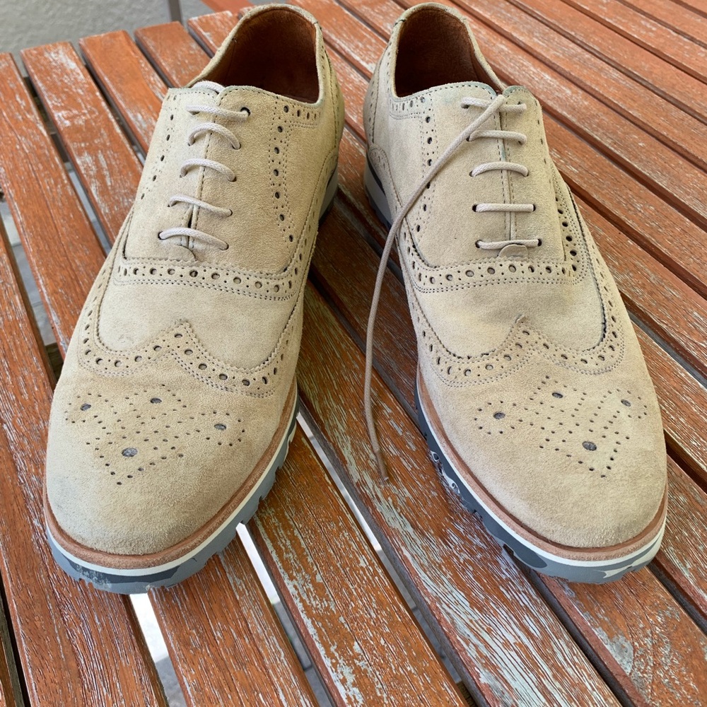 Donald J. Pliner men’s suede shoes